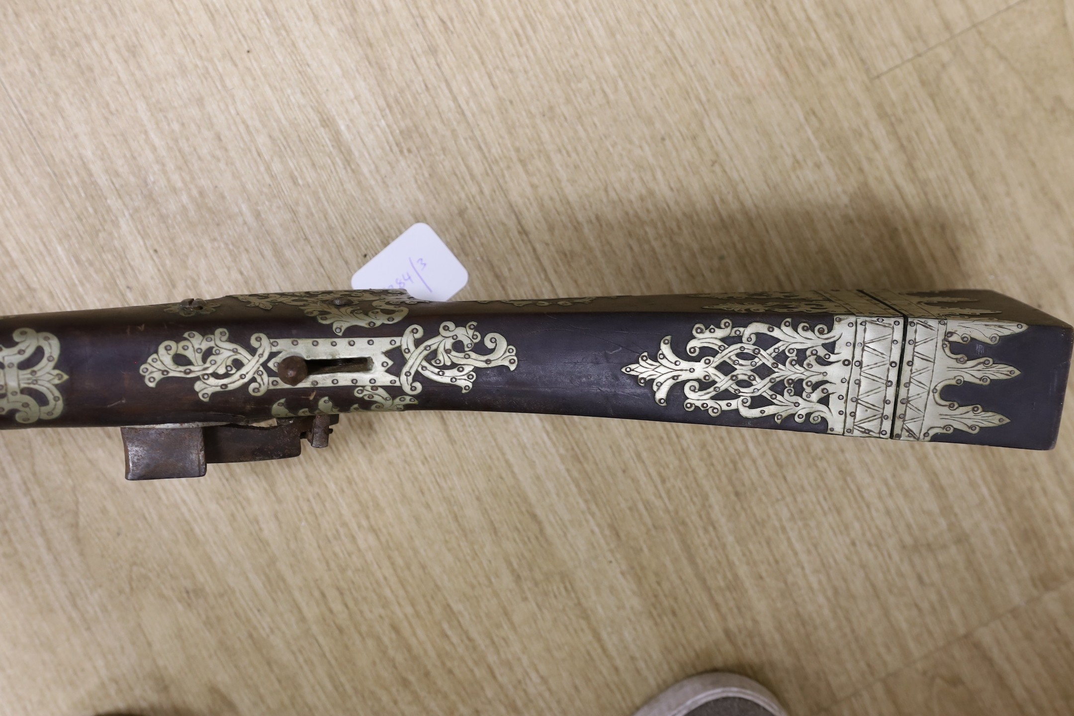 An Eastern antique flintlock musket